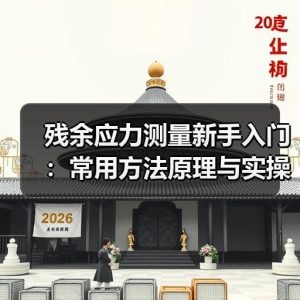 残余应力测量新手入门：常用方法原理与实操步骤详解